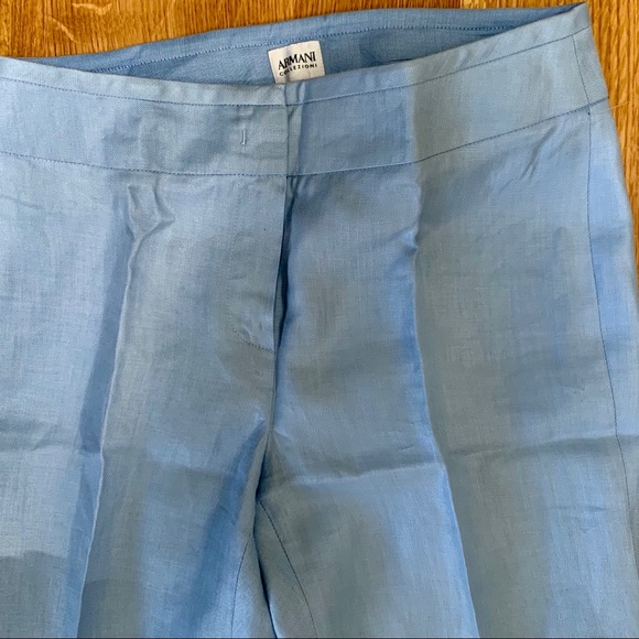 armani linen pants